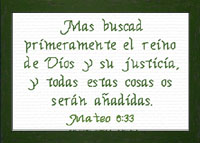 Buscad Primeramente - Mateos 6:33